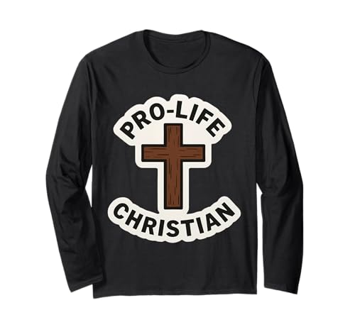 Pro-Life Christian Church, Selbsthilfegruppe für ungeborene Kinder, Kreuz Langarmshirt Pro-Life Christian Church, Selbsthilfegruppe für ungeborene Kinder, Kreuz Langarmshirt von Pro-Life Christian Church Unborn Child Products