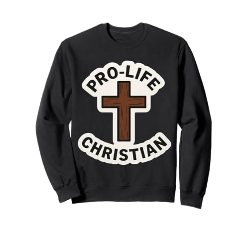 Pro-Life Christian Church, Selbsthilfegruppe für ungeborene Kinder, Kreuz Sweatshirt Pro-Life Christian Church, Selbsthilfegruppe für ungeborene Kinder, Kreuz Sweatshirt von Pro-Life Christian Church Unborn Child Products