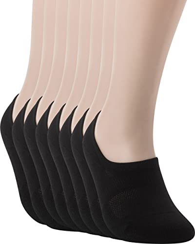 Pro Mountain Sportsocken, aus Baumwolle, mit zusätzlicher Polsterung an den Zehen Gr. Small, Black 8pairs von Pro Mountain