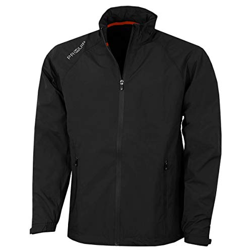 Proquip 2019 Herren Tempest wasserdichte Leichte Full Zip Golf Regenjacke Black Small von Pro-Quip