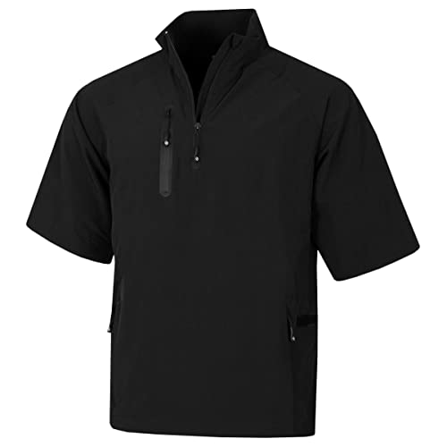 Proquip Herren Pro Tech Kurzarm Golfwindplatte - Schwarz - XXL Proquip Herren Pro Tech Kurzarm Golfwindplatte - Schwarz - XXL von Pro-Quip