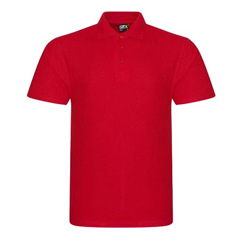 Pro RTX - PRO Polo Arbeits-Poloshirt - bis 8XL 'RX101' - Red/M von Pro RTX