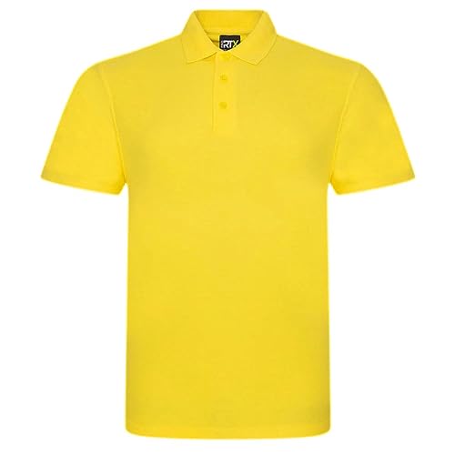 PRO RTX - PRO Polo Arbeits-Poloshirt - bis 8XL 'RX101' - Yellow/L von PRO RTX