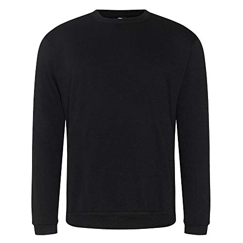 Pro RTX - Pro Unisex Arbeits-Sweatshirt | Langarm Sweatshirt S-7XL für Damen und Herren | Arbeits Langarmshirt für den Alltag und die Arbeit | Komfortables und Stylisches Sweatshirt | Black, 6XL von Pro RTX