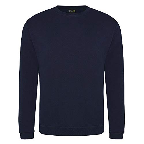 Pro RTX - Pro Unisex Arbeits-Sweatshirt | Langarm Sweatshirt S-7XL für Damen und Herren | Arbeits Langarmshirt für den Alltag und die Arbeit | Komfortables und Stylisches Sweatshirt | Navy, 5XL von Pro RTX