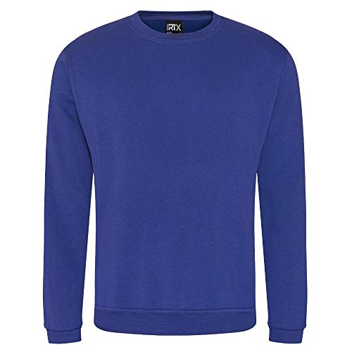 Pro RTX - Pro Unisex Arbeits-Sweatshirt | Langarm Sweatshirt S-7XL für Damen und Herren | Arbeits Langarmshirt für den Alltag und die Arbeit | Komfortables und Stylisches Sweatshirt | Royal Blue, 4XL von Pro RTX