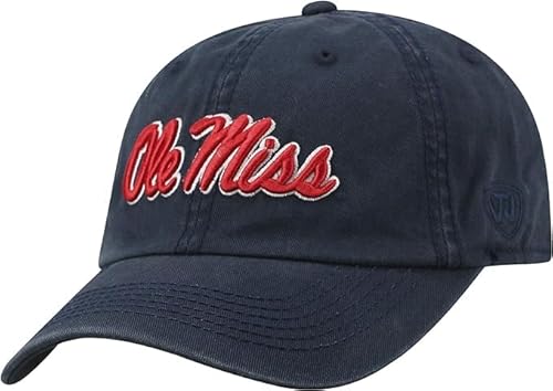 Ole Miss Collegiate verstellbare Hüte, Ole Miss Navy, Einheitsgröße von Pro Sport Brand