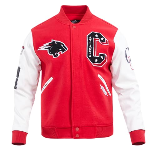 Pro Standard Herren College Classic Chenille M Wool Varsity Jacket Jacke, Rot/Weiß, X-Large von Pro Standard