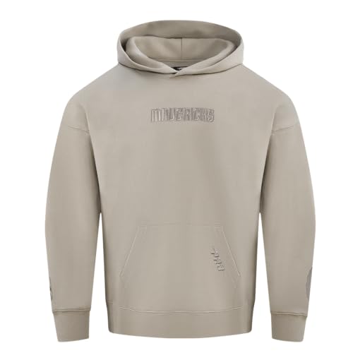 Pro Standard Herren Mens NBA Drop Shoulder Fleece Pullover Hoodie Kapuzenpullover, Taupe, X-Large von Pro Standard