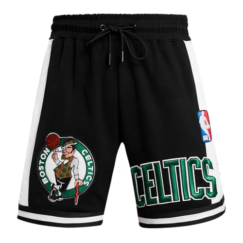Pro Standard Herren Mens NBA Retro Classics Pro 2.0 Double Knit Shorts, Schwarz, Large von Pro Standard