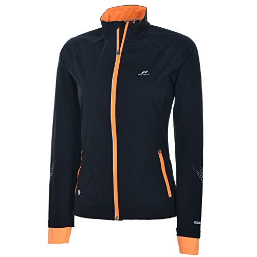 Pro Touch Damen Softshell Funktions und Lauf- Jacke Rosanna II schwarz / orange, Größe:42 von Pro Touch