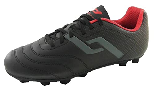 Pro Touch Jungen Unisex Kinder Nocke Classic Iii Mxg Fußballschuh, Schwarz Rot Anthrazit, 28 EU von Pro Touch