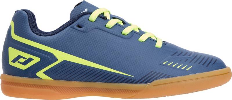 Pro Touch Kinder Fussball-Hallenschuhe Ind Speedlite IV IN - Dark Navy/Yellow Fußballschuh von Pro Touch