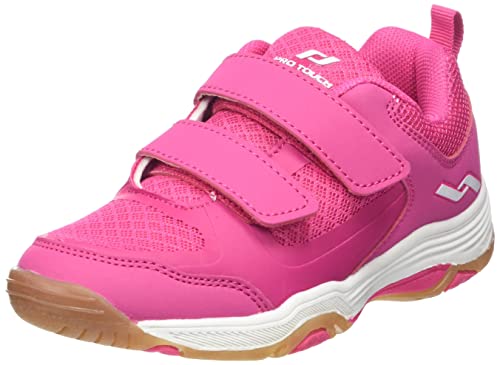 Pro Touch Unisex Kinder Rebel Iv VLC Volleyball-Schuh, Pink Red Wine Gum, 45 1/3 EU von Pro Touch