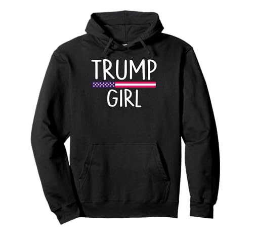 Trump T-Shirt für Damen: Donald Trump Girl 2020 Pullover Hoodie von Pro Trump T-Shirts