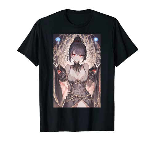 Ästhetisches Goth Anime Girl Soft Grunge Gothic Waifu T-Shirt von Pro Waifu Social Club