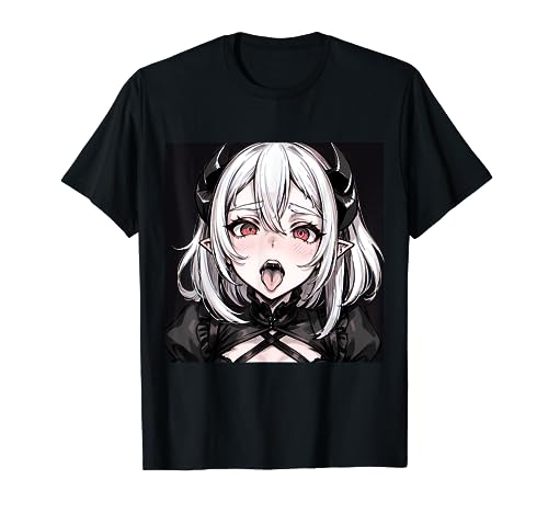 Geilste Anime Teufel Mädchen Hentai Waifu T-Shirt von Pro Waifu Social Club