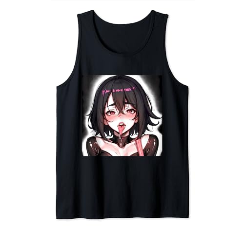 Lewd Anime Girl Ecchi Waifu Anime Hentai Tank Top von Pro Waifu Social Club