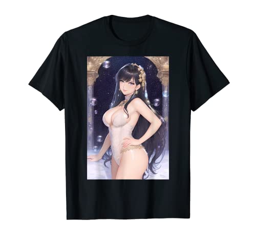 Stars Universe Anime Girl Princess Aesthetic Tarot T-Shirt von Pro Waifu Social Club