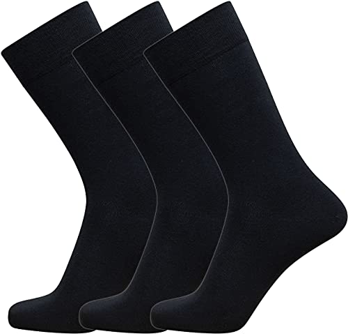 ProActive Men's 3 Pack Socks Bamboo, Black, 37-41 (3er Pack) von JBS ProActive