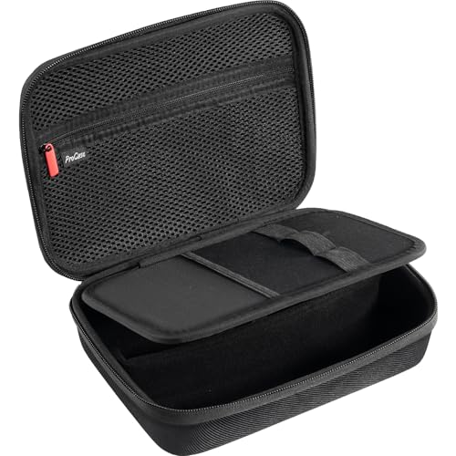 ProCase Kleine Tragetasche für Haarschneider Friseurtasche, Friseur Werkzeugtasche Trimmer Organizer Tasche für Haarschneider/Schere/Trimmer Aufbewahrungsbox für Friseur zubehör Friseurbedarf -Schwarz von ProCase