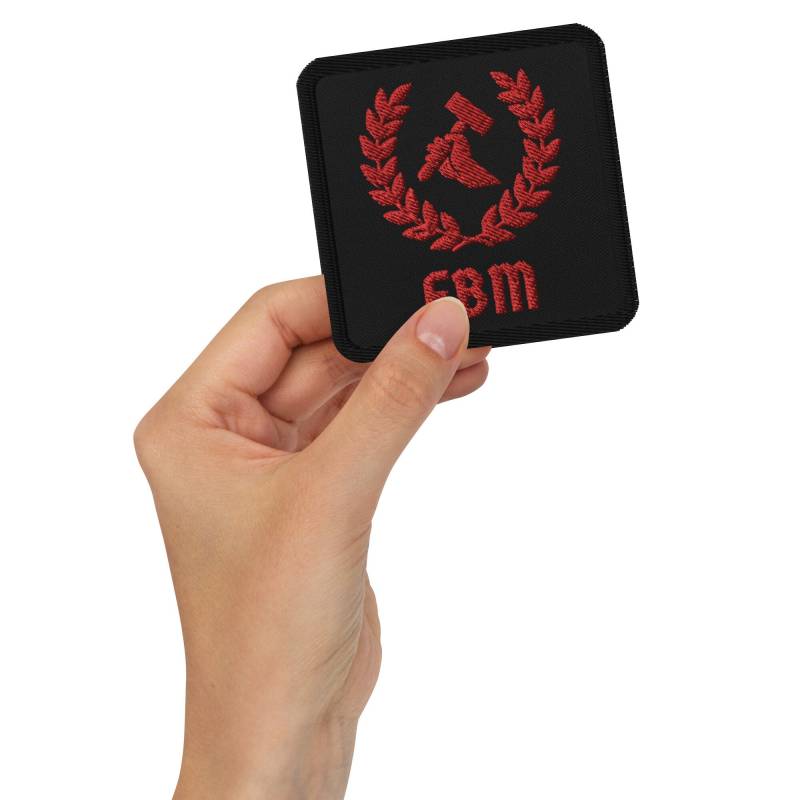 Pro-Ebm Front Gestickte Aufnäher Hammer, Sichel Und Kranz Electronic Body Music Old School von ProEBM