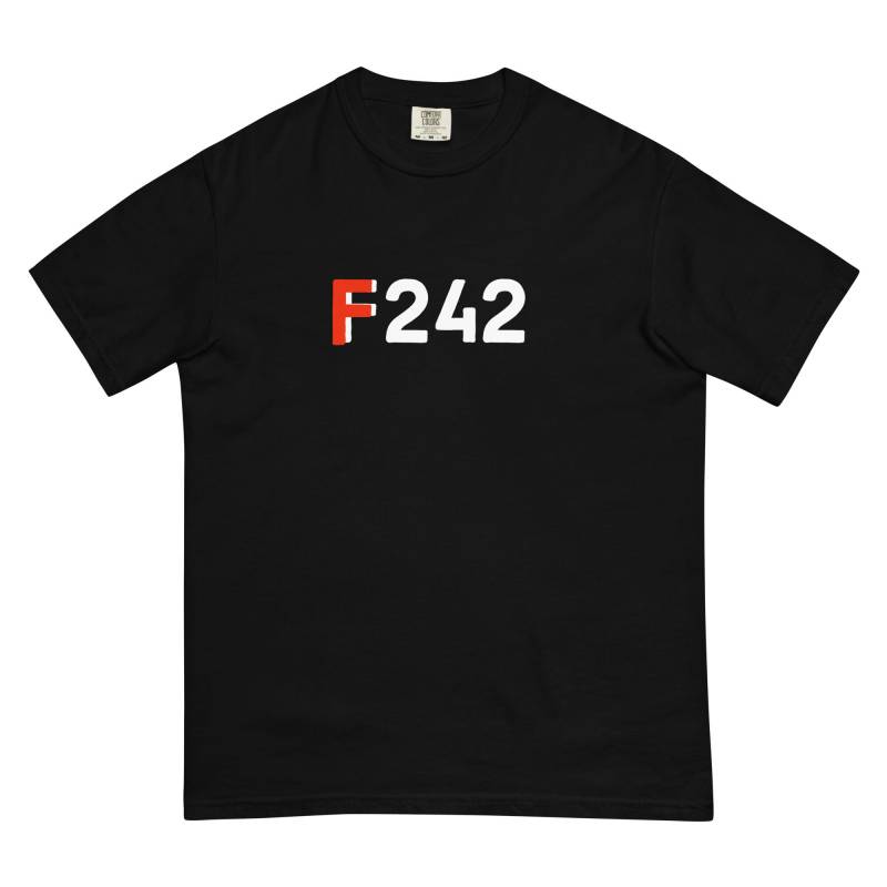 Pro-Ebm-Front Schweres Textilgefärbtes Unisex-T-Shirt Pro-Ebm-242 von ProEBM