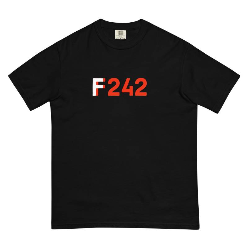 Pro-Ebm-Front Schweres Textilgefärbtes Unisex-T-Shirt Pro-Ebm-242 von ProEBM