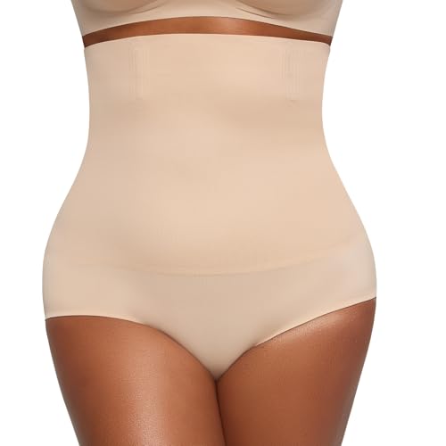 ProKloud Damen Bauchweg Unterhose Hohe Taille Body Shaper Slips Nahtlos Shapewear Miederhose Shaping Unterwäsche Formende Bauchkontrolle Miederslips von ProKloud
