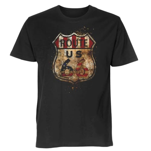 Highway bunt USA T-Shirt Shirt XXL von ProTexDruck Textilhandel