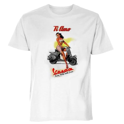Italien Roller Shirt T-Shirt XL von ProTexDruck Textilhandel