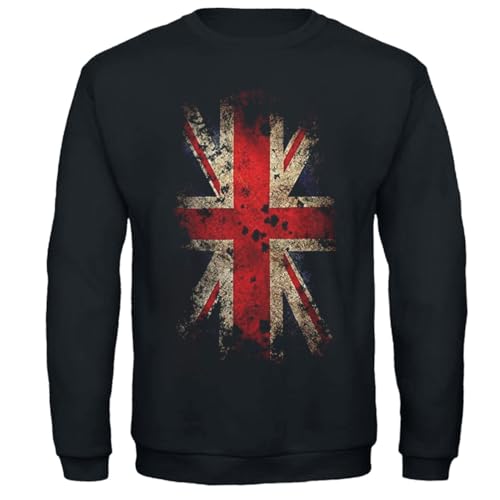 ProTexDruck Textilhandel Großbritannien Pullover Sweatshirt schwarz 3XL XXXL von ProTexDruck Textilhandel