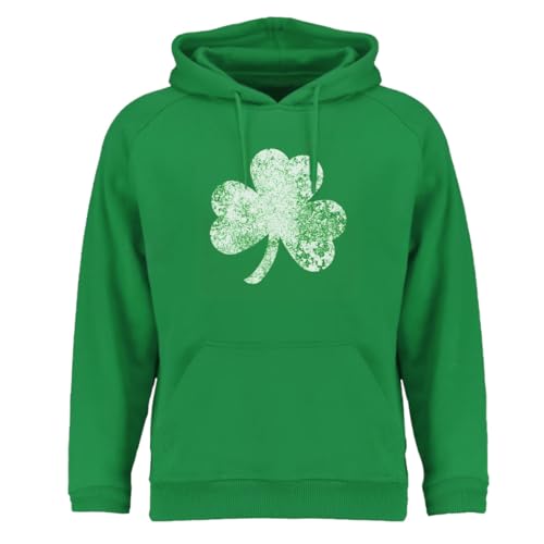 ProTexDruck Textilhandel PTD Kleeblatt Irland Kapuzenpullover Hoodie grün XL von ProTexDruck Textilhandel