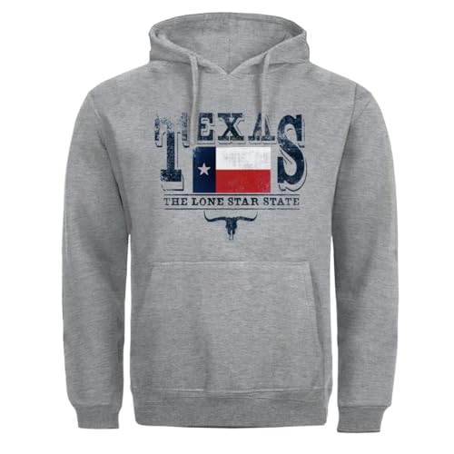 ProTexDruck Textilhandel Texas grau Kapuzenpullover Hoodie 3XL XXXL von ProTexDruck Textilhandel