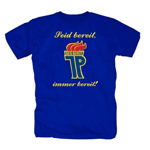 Seid bereit blau Shirt T-Shirt XXL Seid bereit blau Shirt T-Shirt XXL von ProTexDruck Textilhandel