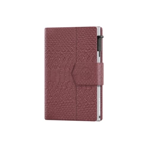 Kartenetui mit Magnetischer Verschluss - Prowallet Plus Snake - Slim Wallet 8 Karten - Münzfach und Scheinfach - RFID Schutz - Portemonnaie - Kreditkartenetui Geldbeutel - Damen - Geldbörse von ProWallet