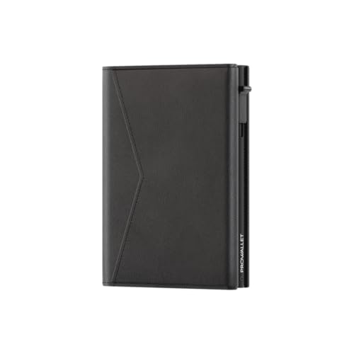 Kartenetui mit Magnetischer Verschluss - Prowallet Classic - Slim Wallet 10 Karten - Münzfach und Scheinfach - RFID Schutz - Portemonnaie - Kreditkartenetui Geldbeutel - Damen Herren - Geldbörse von ProWallet