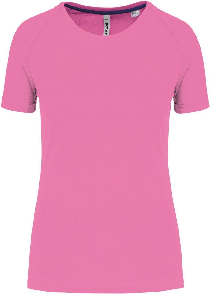 Proact Trainingsshirt Damen-Sportshirt aus Recyclingmaterial mit Rundhalsausschnit von Proact