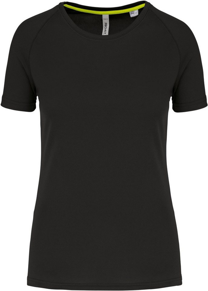 Proact Trainingsshirt Damen-Sportshirt aus Recyclingmaterial mit Rundhalsausschnit von Proact
