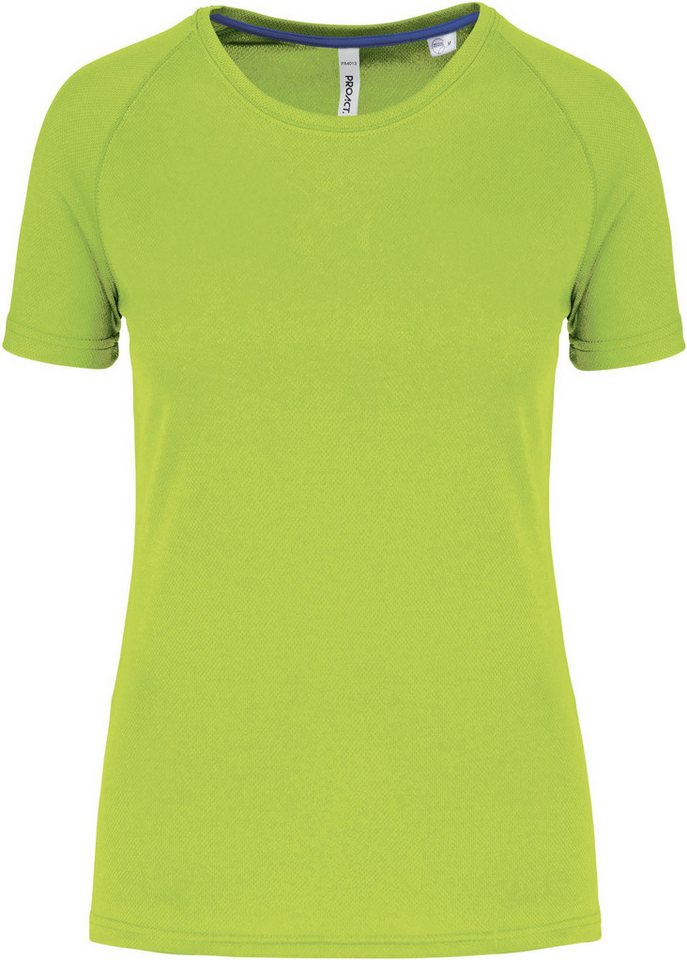 Proact Trainingsshirt Damen-Sportshirt aus Recyclingmaterial mit Rundhalsausschnit von Proact