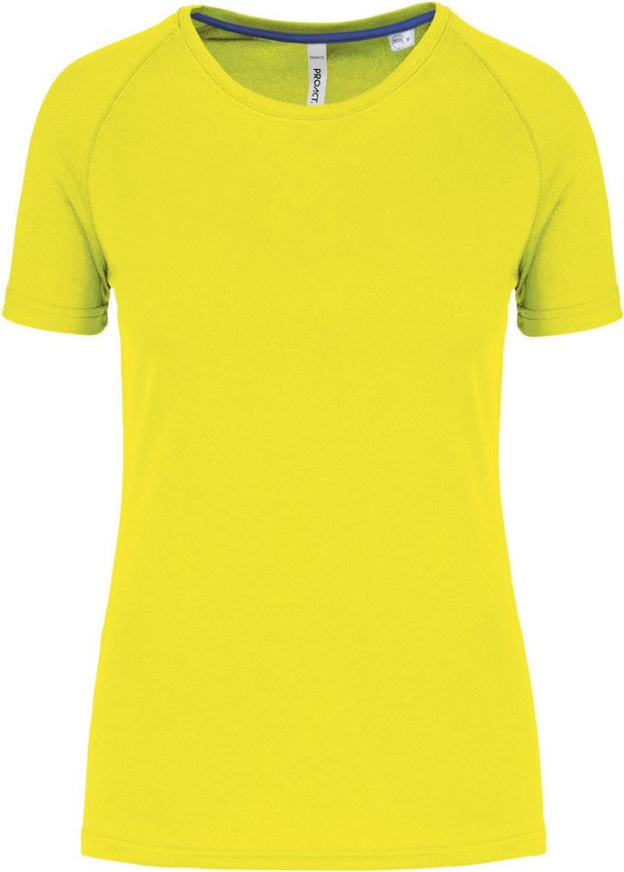 Proact Trainingsshirt Damen-Sportshirt aus Recyclingmaterial mit Rundhalsausschnit von Proact