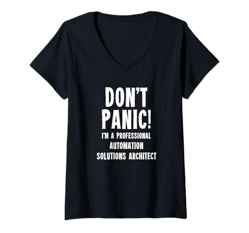 Damen Architekt für Automatisierungslösungen T-Shirt mit V-Ausschnitt Damen Architekt für Automatisierungslösungen T-Shirt mit V-Ausschnitt von Process Automation Department T-Shirts & Gifts