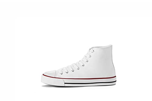 Procity Essential Unisex Turnschuhe Damen Herren High Top Sneaker White 40 von Procity