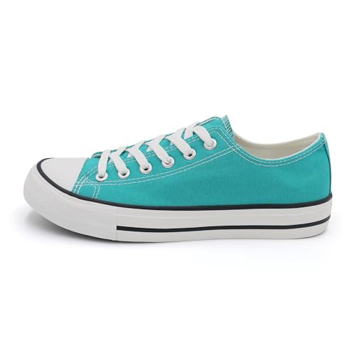 Procity Essential Unisex Turnschuhe Damen Herren Low Top Sneaker Turquoise Surf 37 von Procity