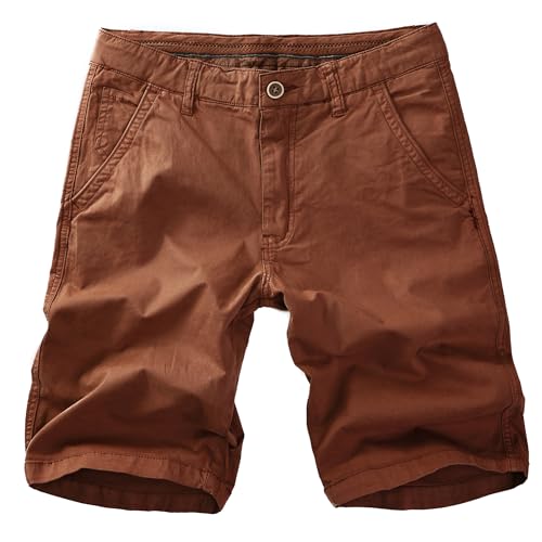 Procity Kuba Herren Chinoshorts Herren Bermuda Chino Shorts Herren Kurze Hosen Braun 34/M von Procity