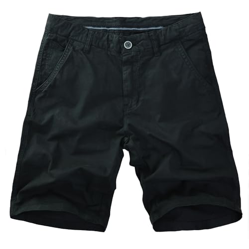 Procity Kuba Herren Chinoshorts Herren Bermuda Chino Shorts Herren Kurze Hosen Schwarz 34/M von Procity