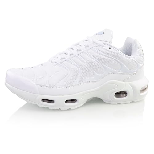 Procity Unisex Damen Herren Dämpfung Sneaker Sportschuhe leichte Laufschuhe White2 39 von Procity