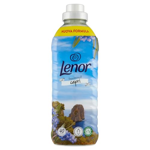 Lenor Weichspüler, Konzentrat, 40 Waschgänge, Atmosphären D'Italia Capri, langanhaltende Frische und Weichheit pflanzlicher Herkunft, duftende Bettwäsche bis zu 1 Woche von Lenor
