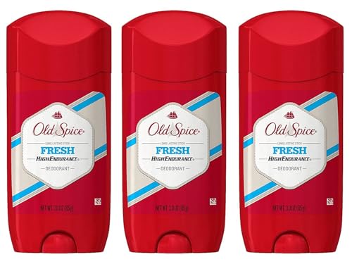 Old Spice Aluminium Freies Deodorant für Männer, Frische Long Lasting Stick Robust Grünen Scent, hohe Belastbarkeit, 3 Oz (3er-Pack) von Procter & Gamble