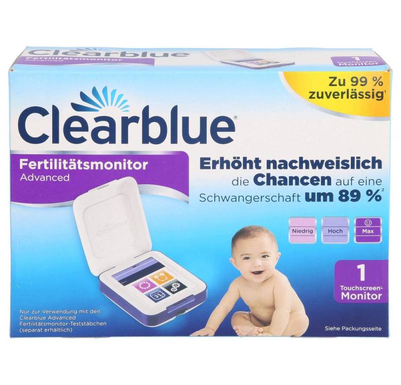 Procter & Gamble Schwangerschaftstest Clearblue Advanced Fertilitätsmonitor, Spar-Set 1-St., unterstützt Sie dabei, schwanger zu werden von Procter & Gamble